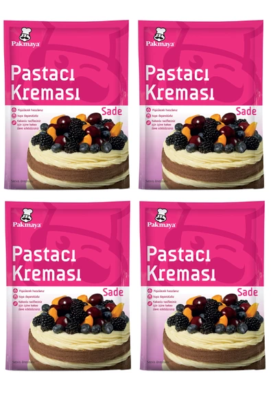 Pakmaya Pastacı Kreması Sade 147 gr x 4 Adet ürün görseli 1