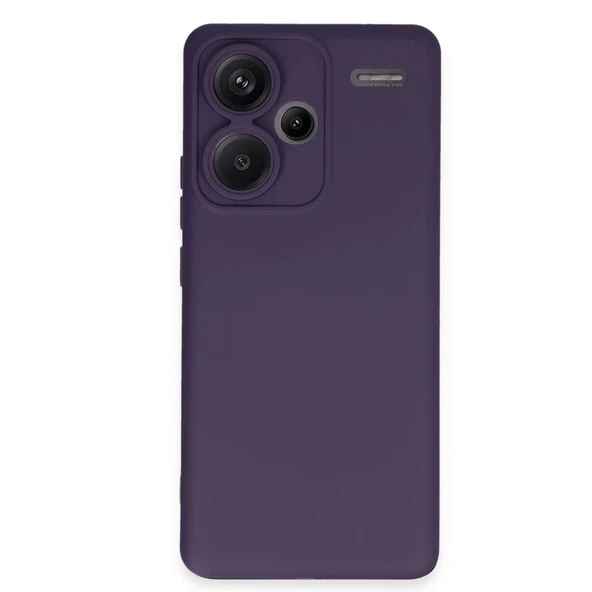 Xiaomi Redmi Note 13 Pro Plus Kılıf Nano İçi Kadife Silikon - Mor ürün görseli 1