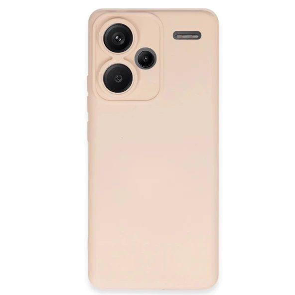 Xiaomi Redmi Note 13 Pro Plus Kılıf Nano İçi Kadife Silikon - Pudra ürün görseli 1