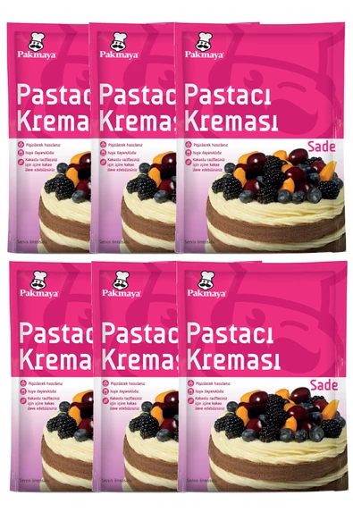Pakmaya Pastacı Kreması 147 Gr X 6 Adet ürün görseli 1