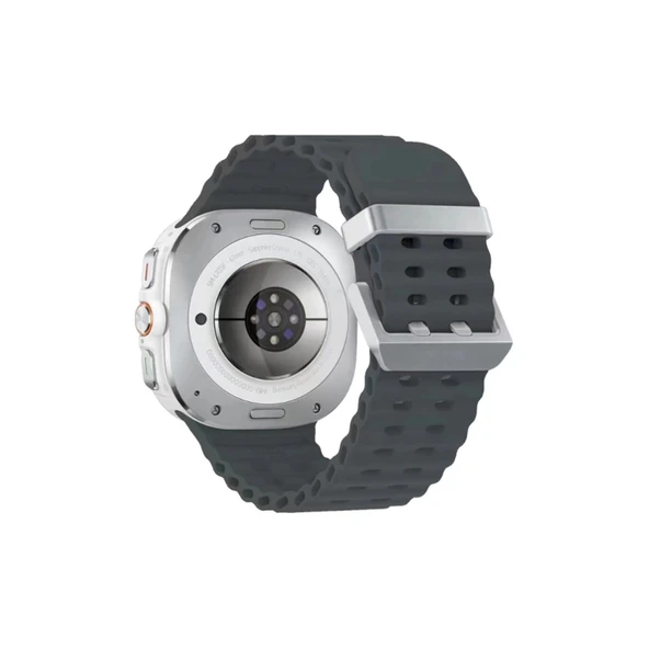 Watch 7 Ultra Kr417 Rug Silikon Kordon - Koyu Gri ürün görseli 1