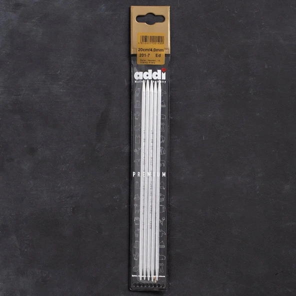 Addi 4mm 20cm 5 li Çorap Şişi - 201-7 ürün görseli 1