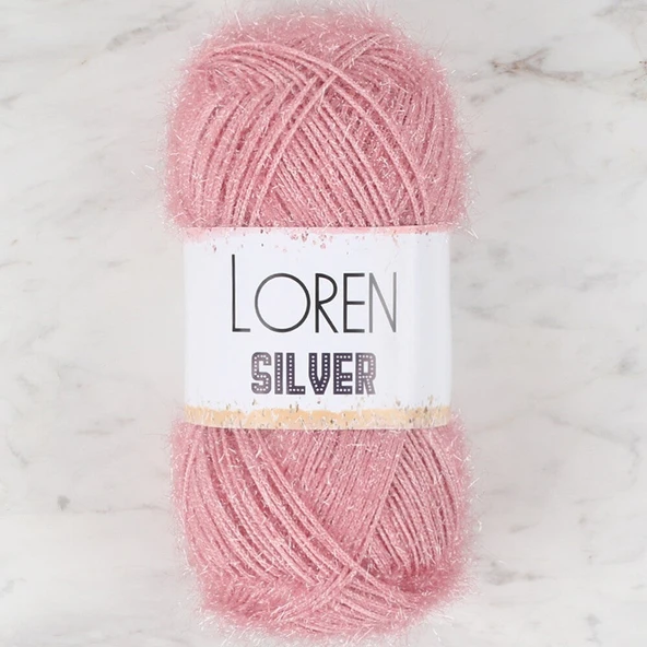 Loren Silver Pembe El Örgü İpi - RS0038 - 34080 ürün görseli 1