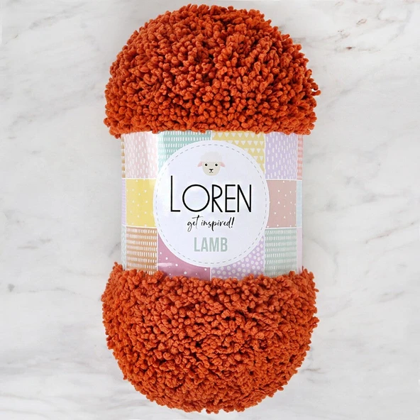 Almira Butik Loren Lamb Tarçın El Örgü İpi - R035 ürün görseli 1