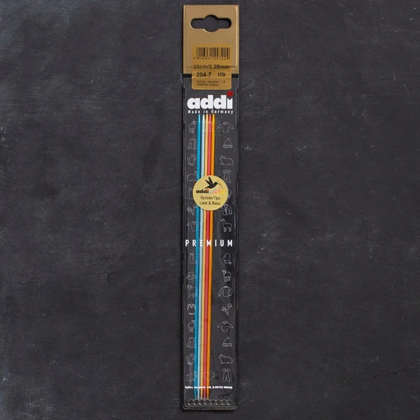 Addi Colibri 2,25mm 20cm Renkli Çorap Şişi - 204-7 ürün görseli 1