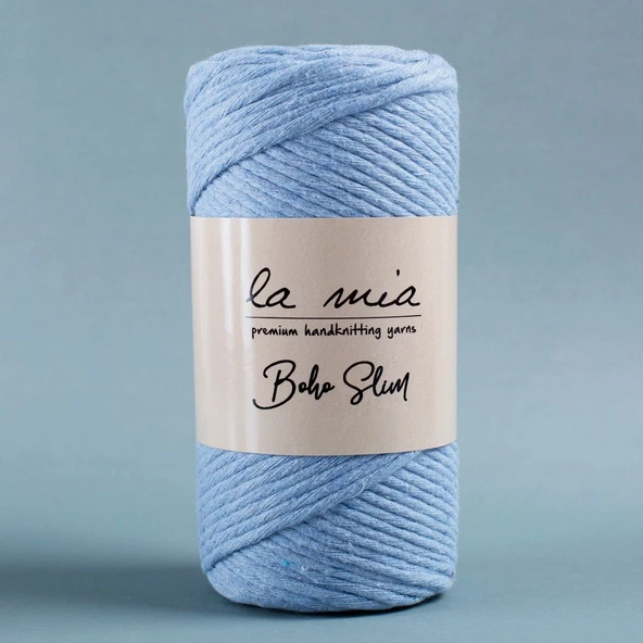 La Mia Boho Slim Açık Mavi El Örgü İpi -L069 - 34204 ürün görseli 1