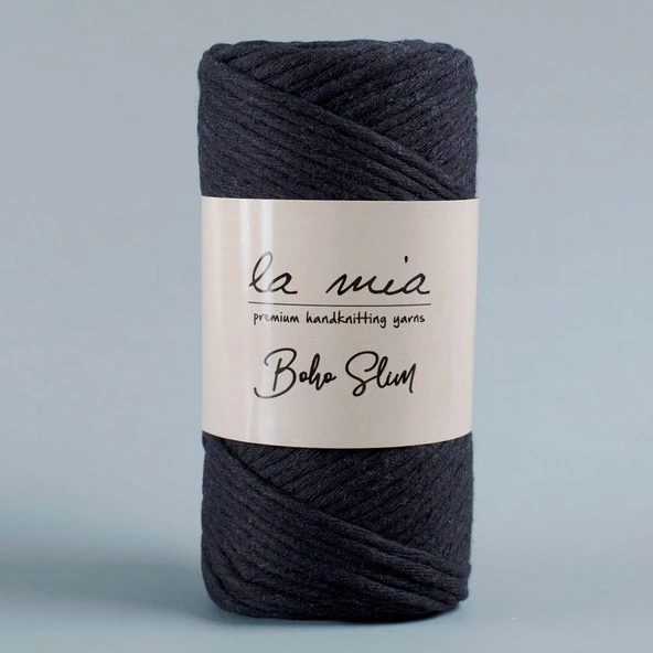 La Mia Boho Slim Siyah El Örgü İpi -L006 - 34203 ürün görseli 1
