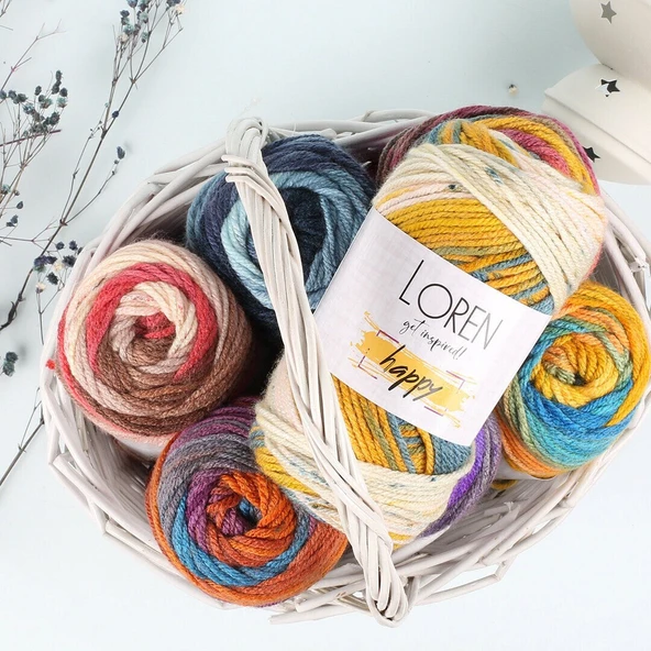 Loren Happy Ebruli El Örgü İpi - RH018 - 34303 - Resim 6