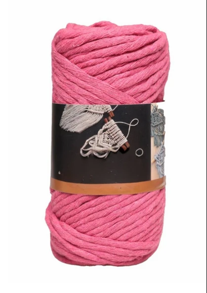 Almira Butik Pamuk Makrome 2 mm Şeker Pembe ürün görseli 1