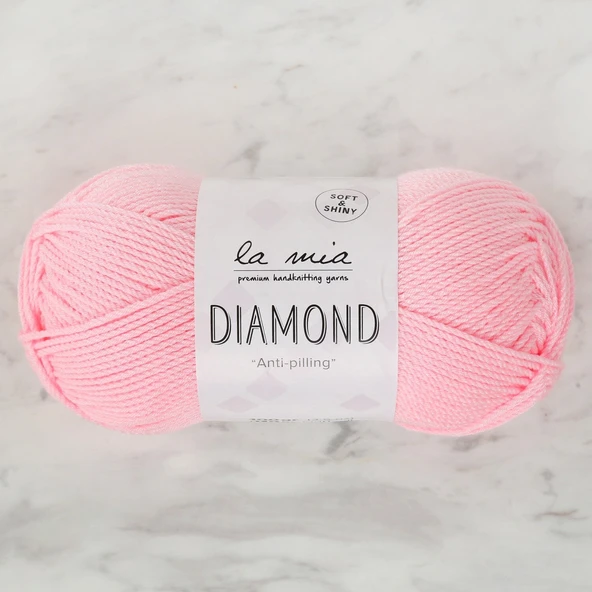 La Mia Diamond Pembe El Örgü İpi - L046 - 34257 ürün görseli 1