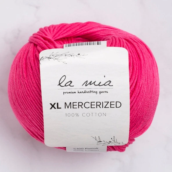 La Mia XL Mercerized Fuşya El Örgü İpi - 35 - 33763 ürün görseli 1