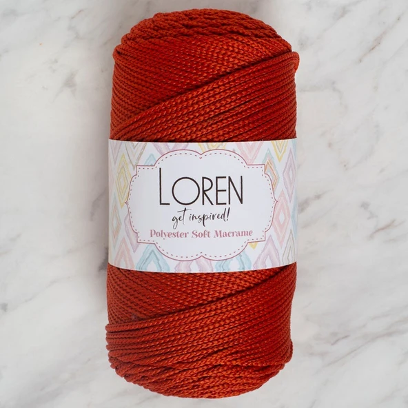 Loren Polyester Soft Macrame Tarçın El Örgü İpi - LM012 - 34431 - Resim 3