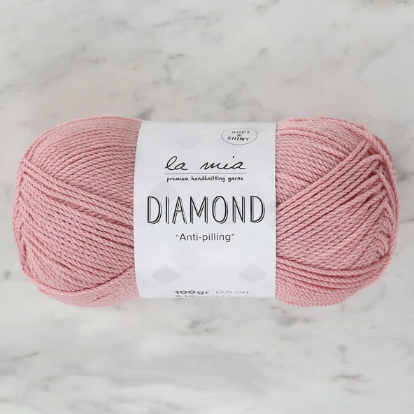 La Mia Diamond Pembe El Örgü İpi - L164 - 33738 ürün görseli 1
