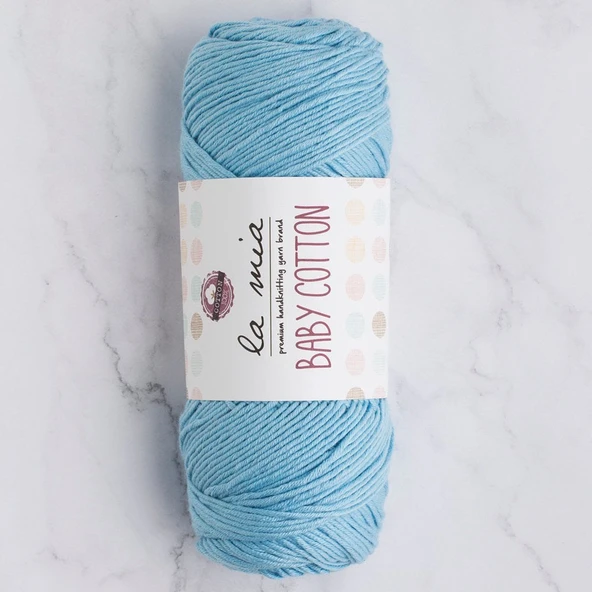 La Mia Baby Cotton Mavi El Örgü İpi - L041 - 33640 ürün görseli 1