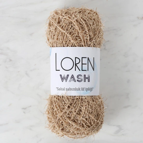 Loren Wash Bej El Örgü İpi - R084 - 34039 ürün görseli 1