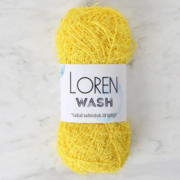 Loren Wash Sarı El Örgü İpi - R002 - 34036 ürün görseli 1