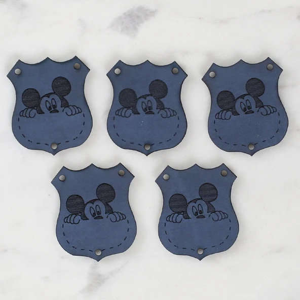 Almira Butik Loren Crafts Figürlü Deri Arma 5 Adet - 1577 ürün görseli 1