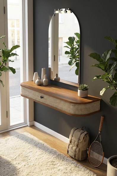 VERA DRESUAR CEVİZ MDF KAPAK - Resim 7