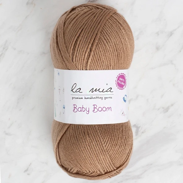 La Mia Baby Boom Kahverengi El Örgü İpi - 1886 - 34113 ürün görseli 1