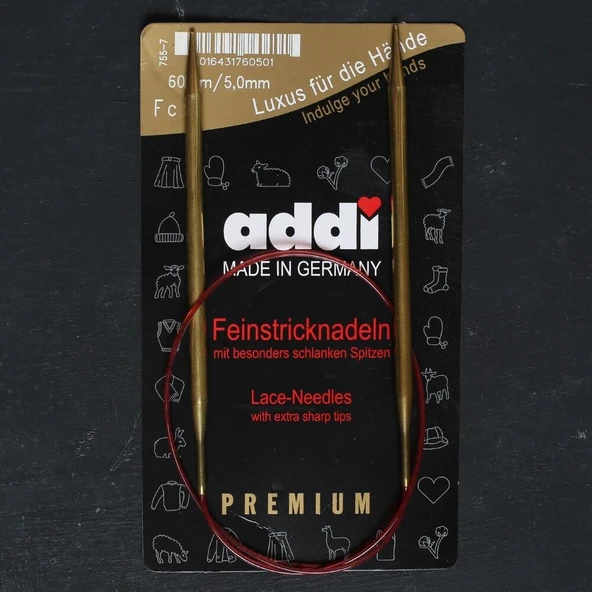 Addi 5mm 60cm Klasik Misinalı Dantel Şişi - 755-7 ürün görseli 1