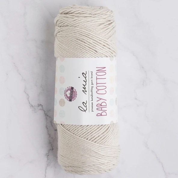 La Mia Baby Cotton Açık Gri El Örgü İpi - L047 - 33624 ürün görseli 1