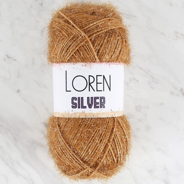 Loren Silver Kahverengi El Örgü İpi - RS0054 - 34096 ürün görseli 1