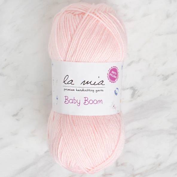 La Mia Baby Boom Açık Pembe El Örgü İpi - 699 - 34120 ürün görseli 1