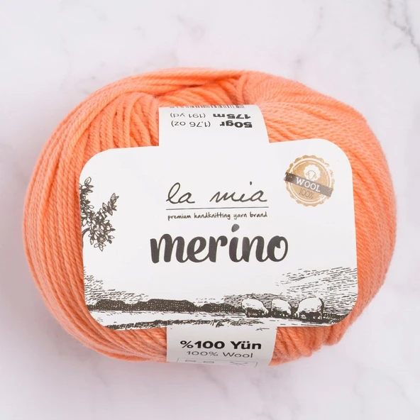 La Mia Merino Somon El Örgü İpi - L089 - 33779 ürün görseli 1