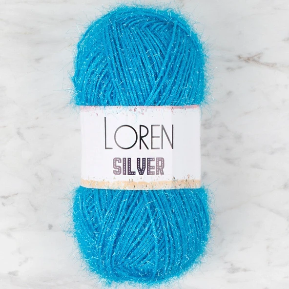 Loren Silver Mavi El Örgü İpi - RS0003 - 34090 ürün görseli 1