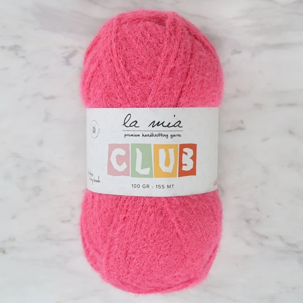 La Mia Club Koyu Pembe El Örgü İpi - 609 ürün görseli 1