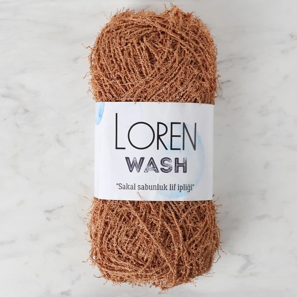 Loren Wash Kahverengi El Örgü İpi - R144 - 34035 ürün görseli 1