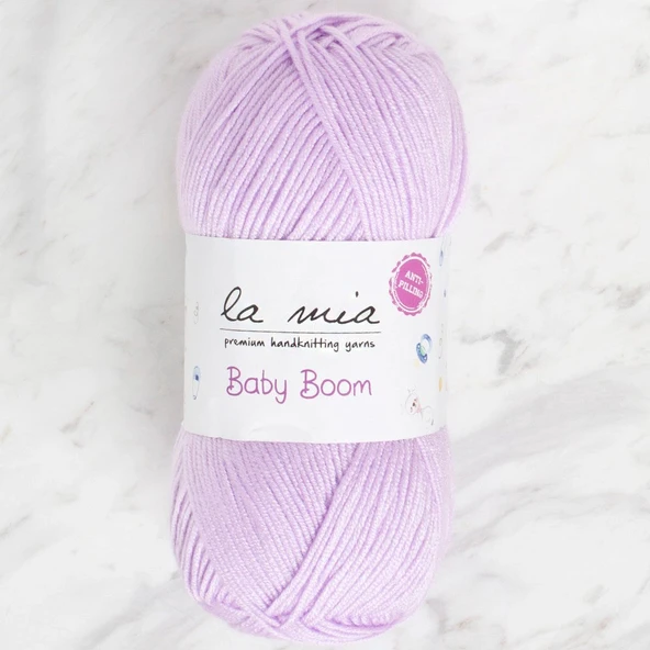 La Mia Baby Boom Lila El Örgü İpi - 259 - 34121 ürün görseli 1