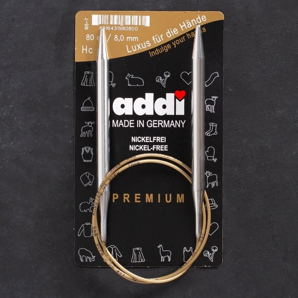 Addi 8mm 80cm Klasik Misinalı Şiş- 105-7 ürün görseli 1