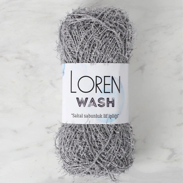 Loren Wash Gri El Örgü İpi - R082 - 34018 ürün görseli 1