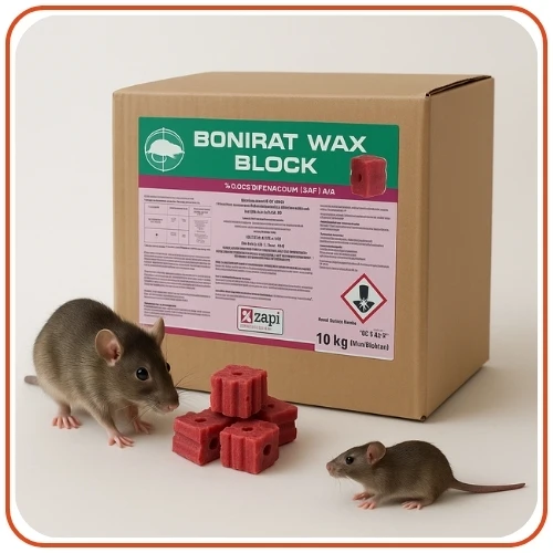 Bonirat Mum Blok Fare Zehiri | 10 Kg ürün görseli 1