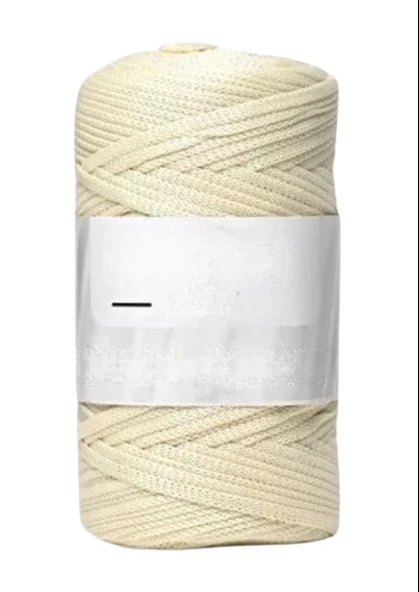 Almira Butik Ribbon Polyester 4 mm krem ürün görseli 1