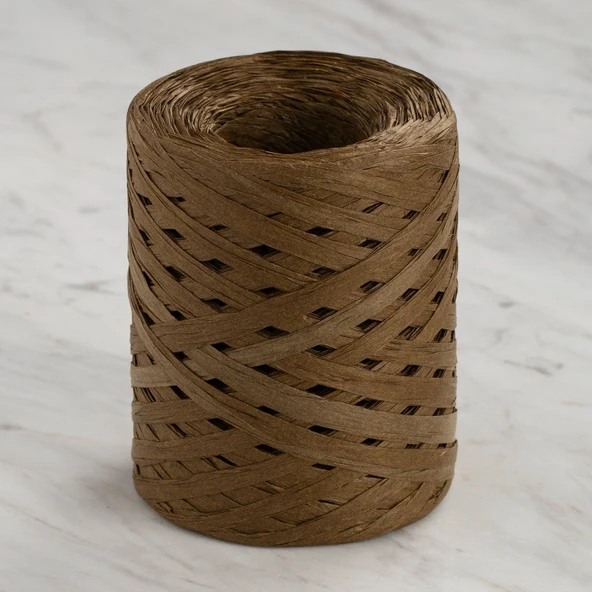 Almira Butik Loren Natural Raffia 90 gr Haki Yeşil Kağıt İp - 8 ürün görseli 1