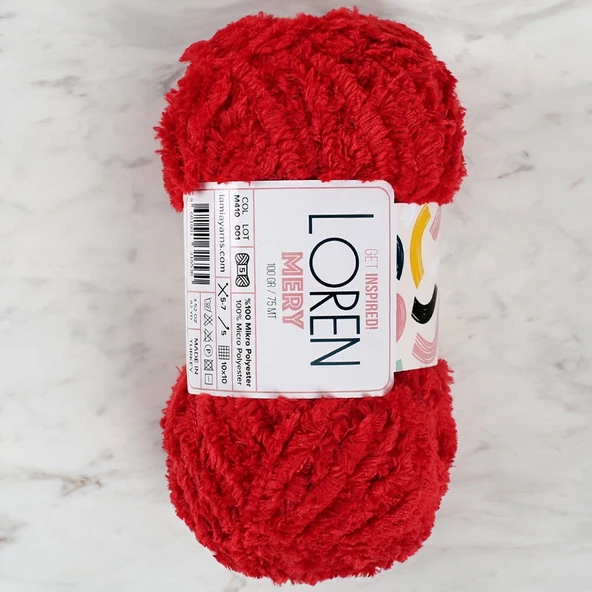 Loren Mery Kırmızı El Örgü İpi - M410 - 34316 ürün görseli 1