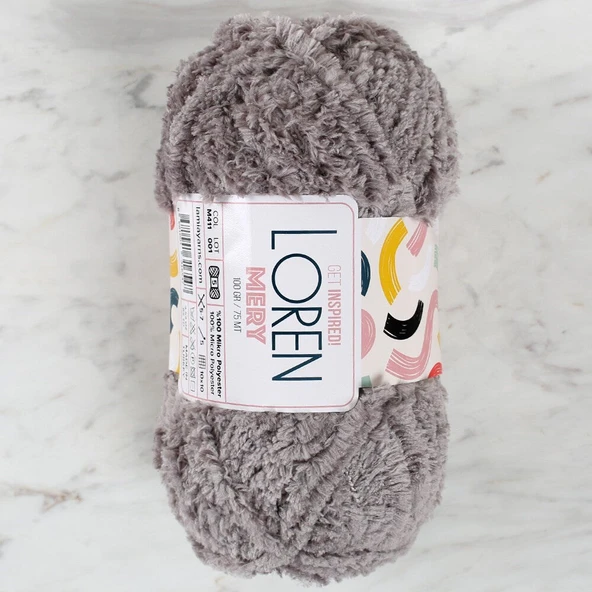 Loren Mery Gri El Örgü İpi - M411 - 34317 ürün görseli 1