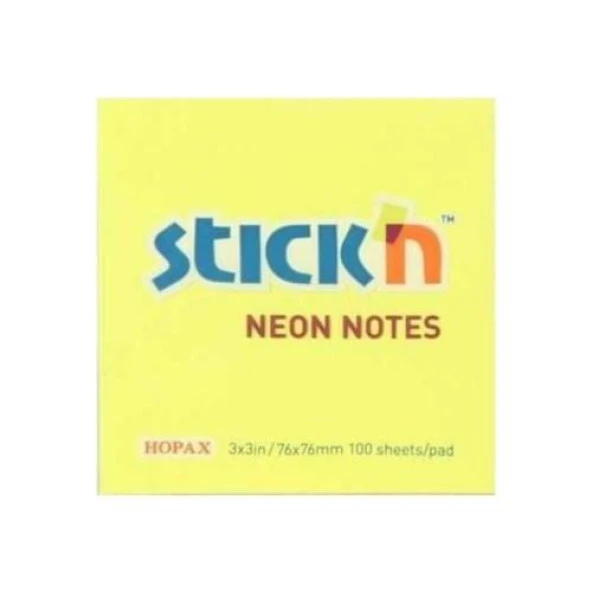 Gıpta Stickn Eco Notes 100 Yaprak Pastel Sarı Yapışkanlı Not Kağıdı 76 x 76 mm ürün görseli 1