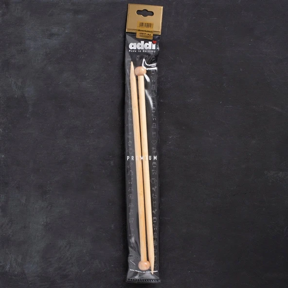 Addi Bambus 10mm 35cm Bambu Örgü Şişi - 500-7 ürün görseli 1