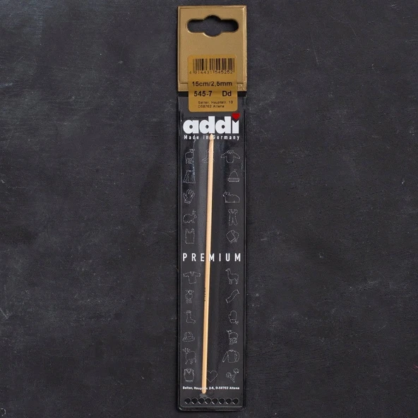 Addi Bambus 2,5mm 15cm Bambu Yün Tığ - 545-7 ürün görseli 1