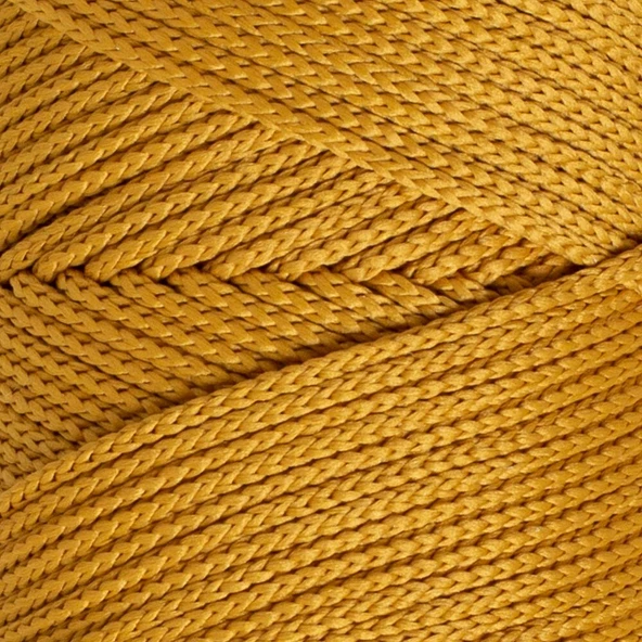 Loren Polyester Soft Macrame Hardal El Örgü İpi - LM061 - 34449 - Resim 2