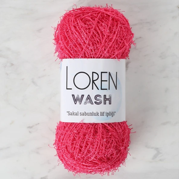 Loren Wash Fuşya El Örgü İpi - R100 - 34024 ürün görseli 1