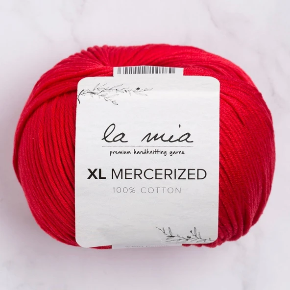 La Mia XL Mercerized Kırmızı El Örgü İpi - 19 - 33762 ürün görseli 1