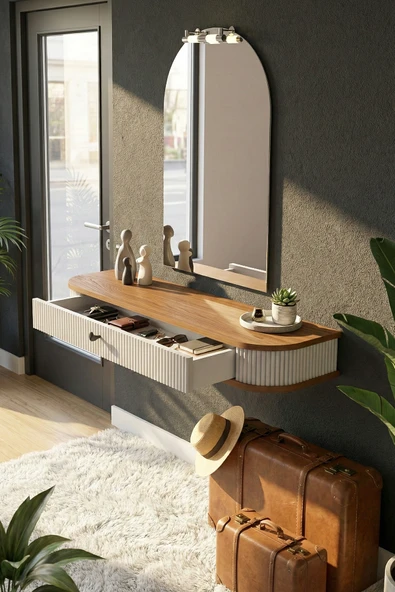 VERA DRESUAR CEVİZ MDF KAPAK - Resim 3