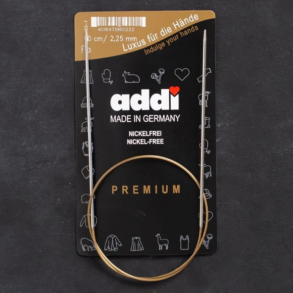 Addi 2,25mm 60cm Klasik Misinalı Şiş- 105-7 ürün görseli 1