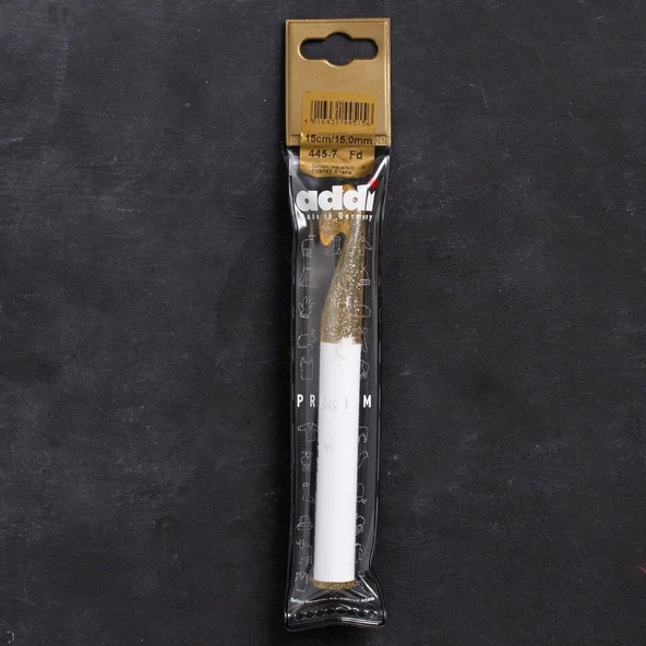 Addi Champagner 15mm 15cm Plastik Simli Yün Tığ - ürün görseli 1