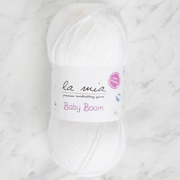 Almira Butik La Mia Baby Boom Beyaz El Örgü İpi - 10 - 34118 ürün görseli 1