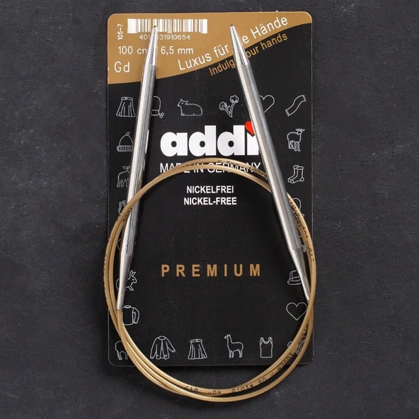 Addi 6,5mm 100cm Klasik Misinalı Şiş- 105-7 ürün görseli 1